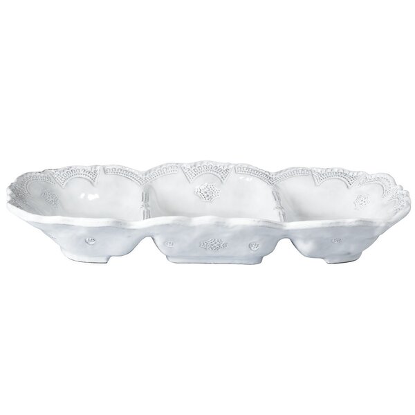 VIETRI Incanto Divided Serving Dish